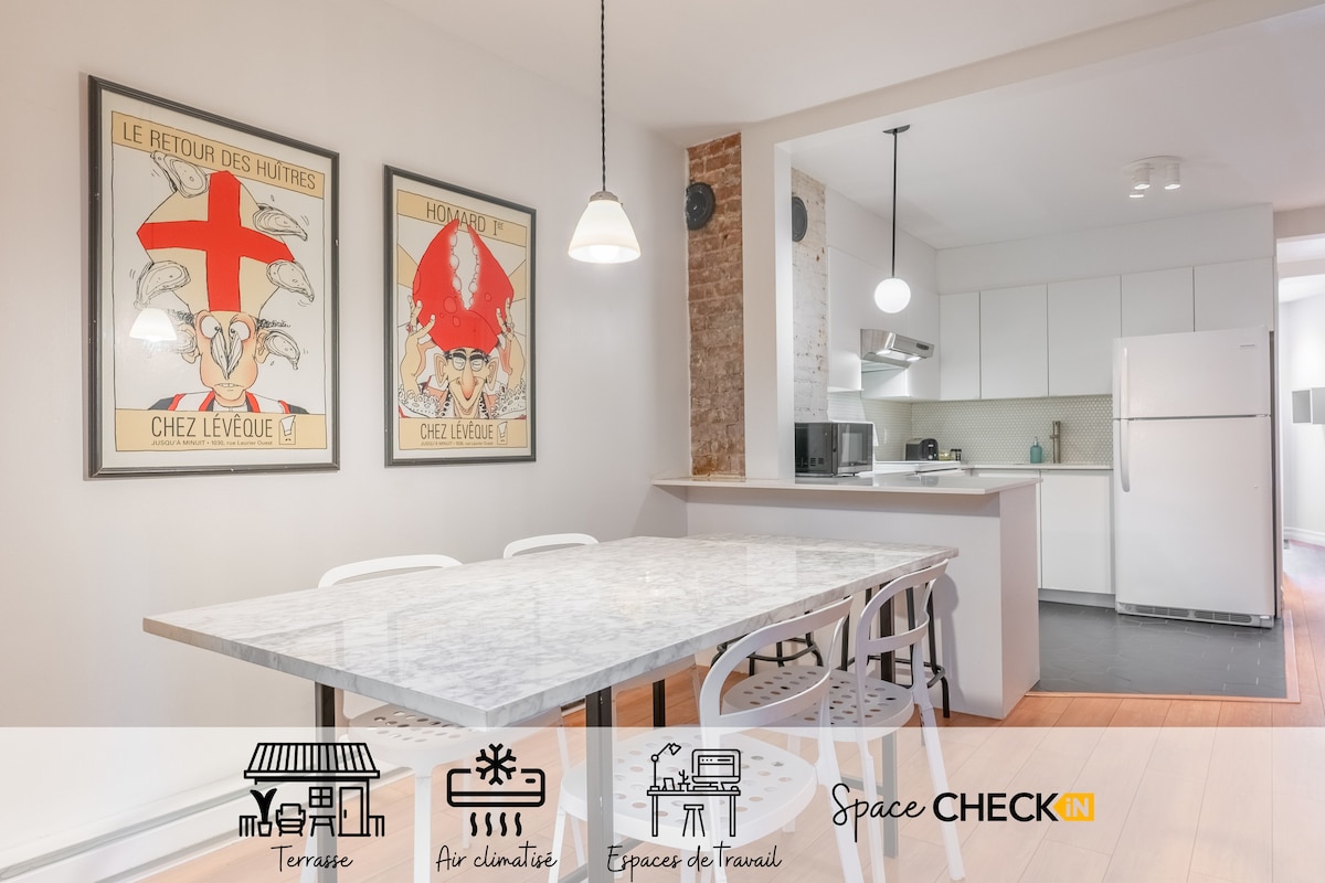 Image primaire de Mont-Royal | Plateau | Patio | Workdesk | WIFI